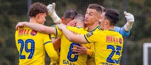Na snímke hráči FC Košice Matúš Kira, Šimon Sabolčík, Marek Zsigmund, Dávid Gallovič a Dominik Kružliak. Na snímke hráči FC Košice Matúš Kira, Šimon Sabolčík, Marek Zsigmund, Dávid Gallovič a Dominik Kružliak.